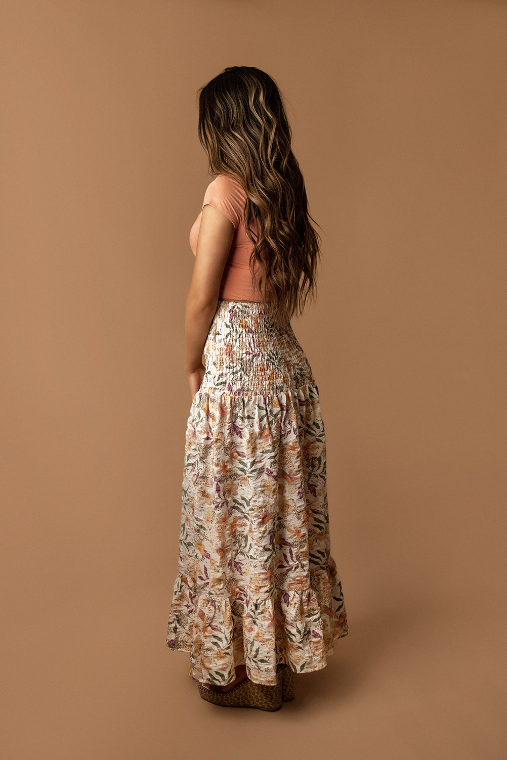 Lost In Paradise Floral Maxi Skirt (Cream / Multi) | FINAL SALE  Wild  Summer Boutique
