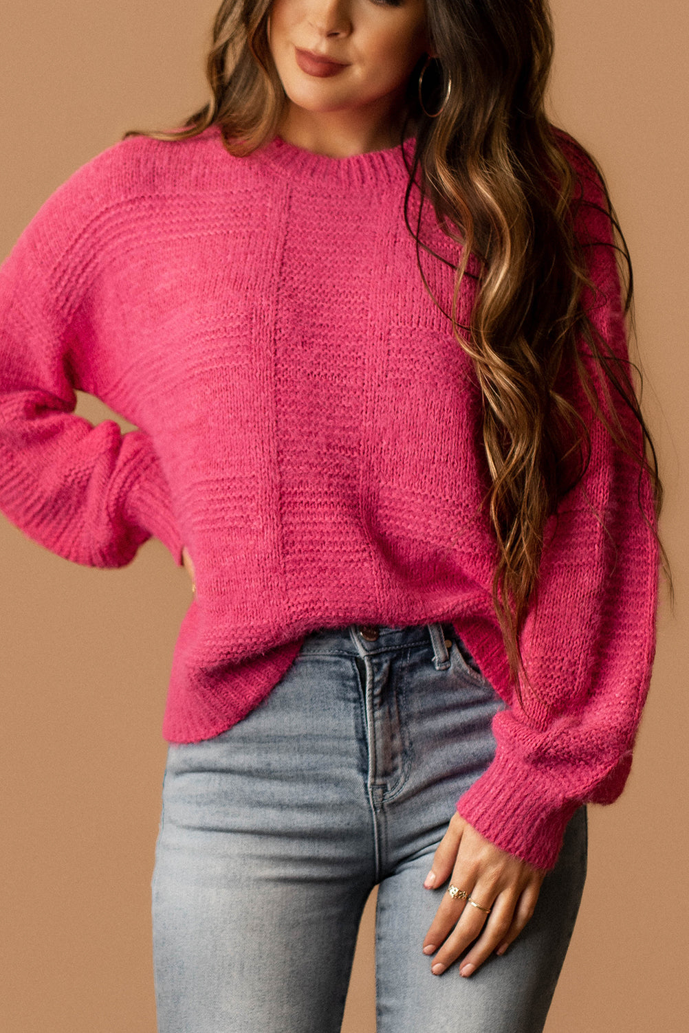 Sweetest Love Knit Sweater (Pink) | FINAL SALE