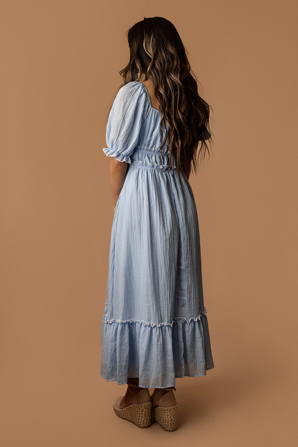 Perfect Mystery Maxi Dress (Sky Blue)