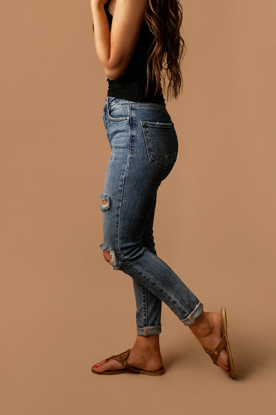 Gemma Distressed Skinny Jeans