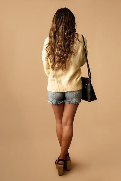 Dashing Daisies Button Front Cardigan (Yellow) | FINAL SALE