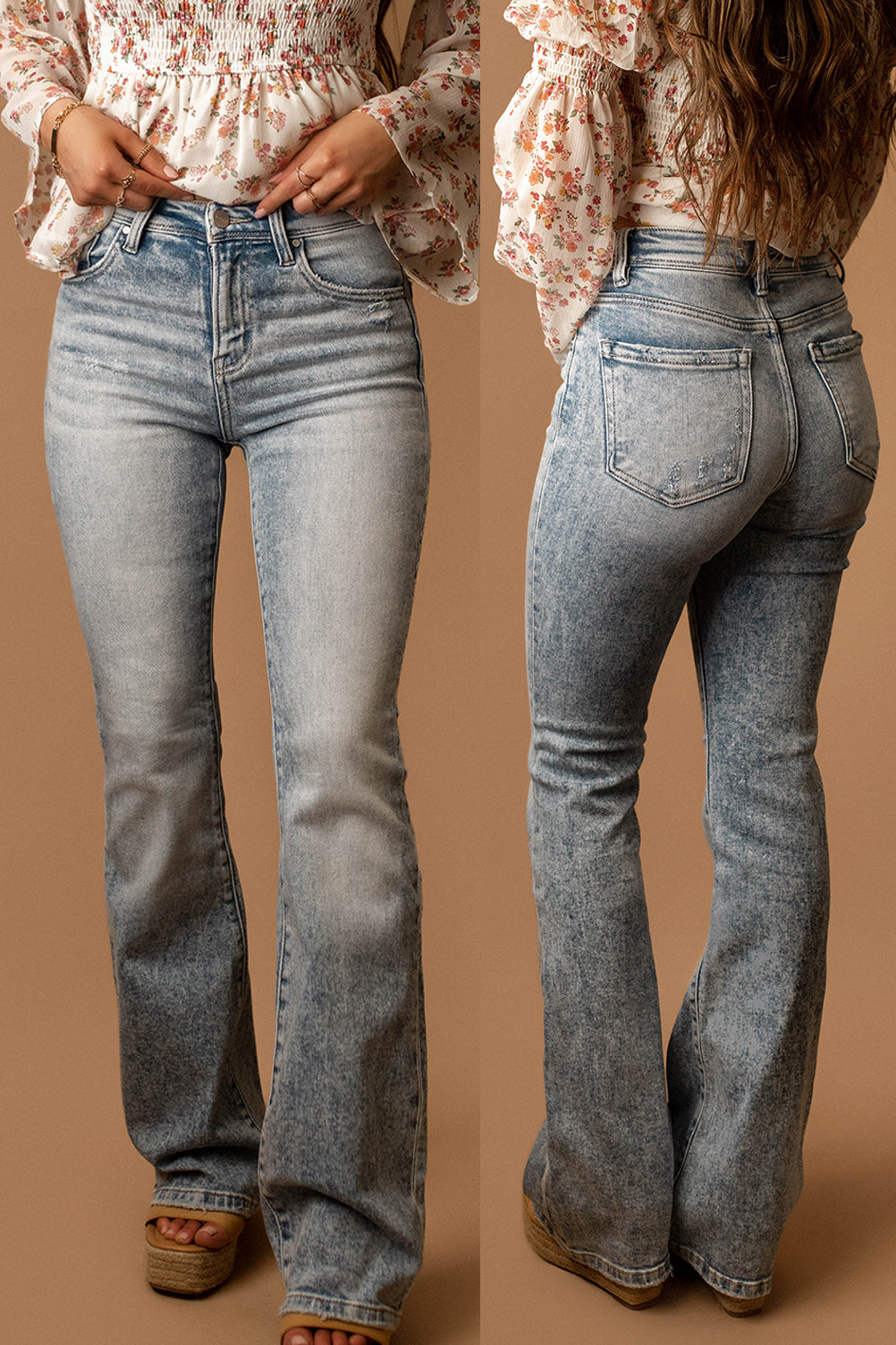 Brielle High-Rise Flare Jeans