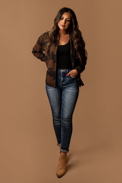 Last Call Plaid Flannel (Brown / Black)