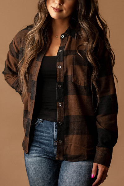 Last Call Plaid Flannel (Brown / Black)