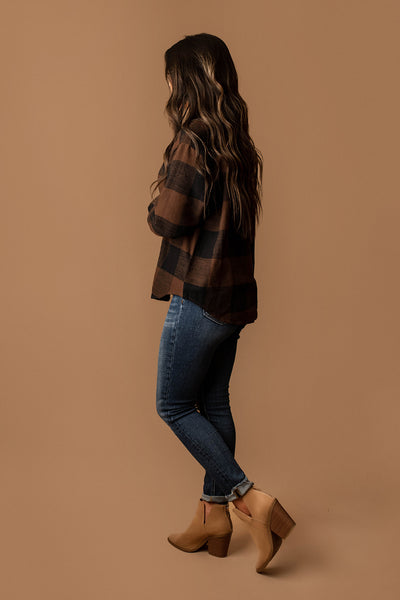 Last Call Plaid Flannel (Brown / Black)