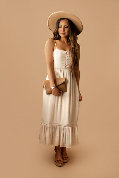 Once Or Twice Maxi Dress (Natural)