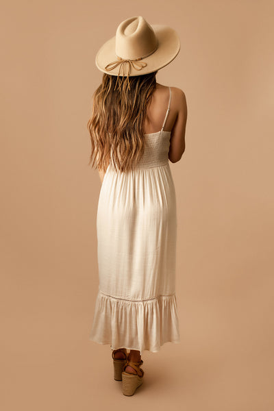 Once Or Twice Maxi Dress (Natural)