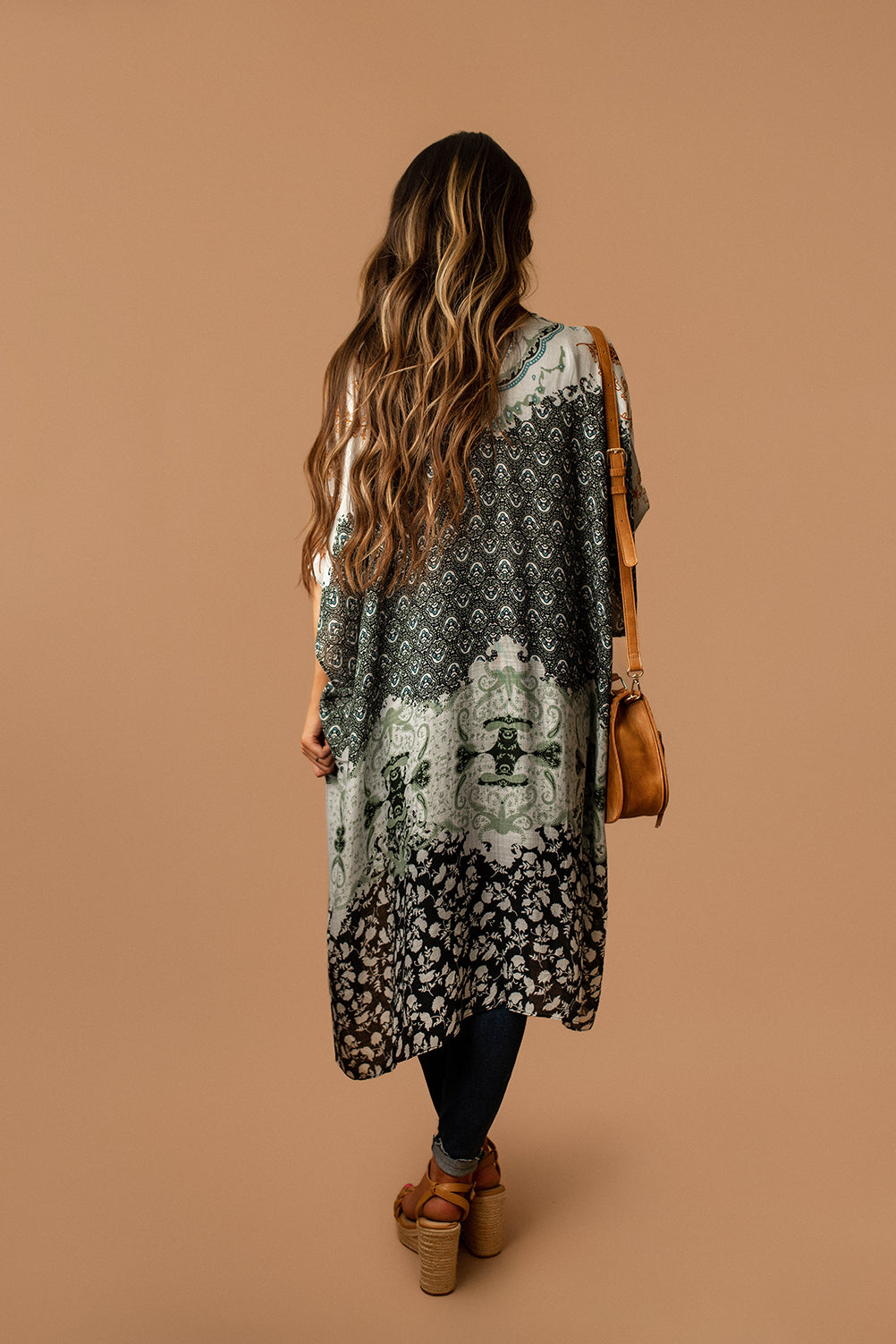 One Day Soon Kimono (Ivory / Black)