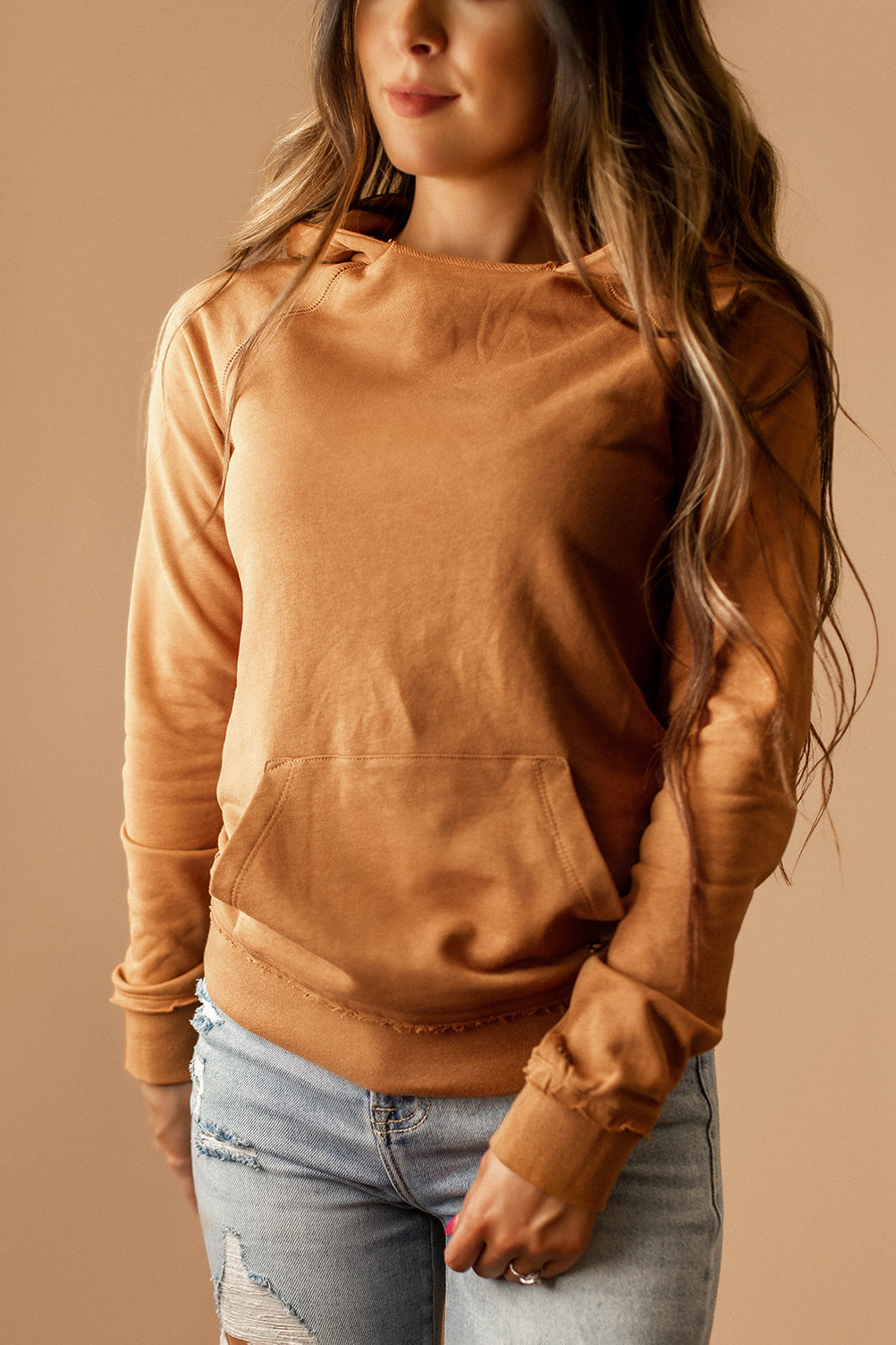 Ampersand Avenue Elevated Edge Sweatshirt (Maple) | FINAL SALE