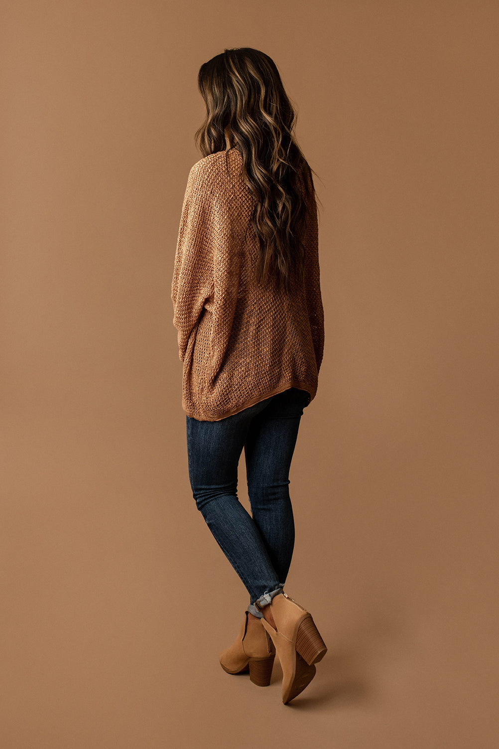 Change My Mind Knit Cardigan (Pumpkin / Hazelnut)