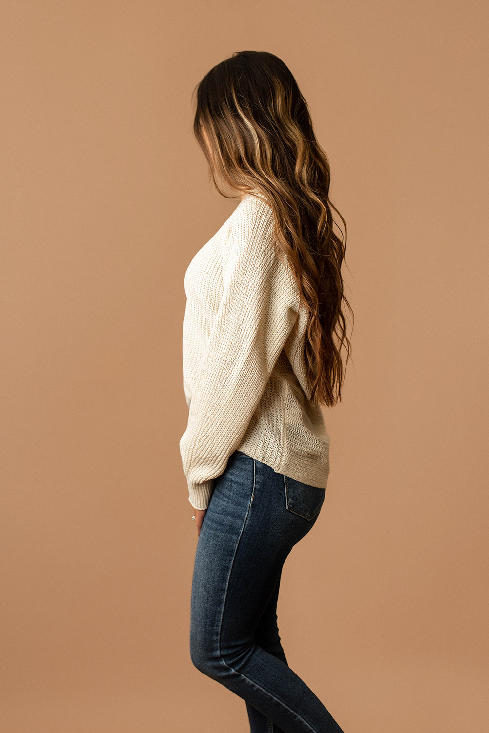 Missing Nothing Knit Sweater (Taupe)