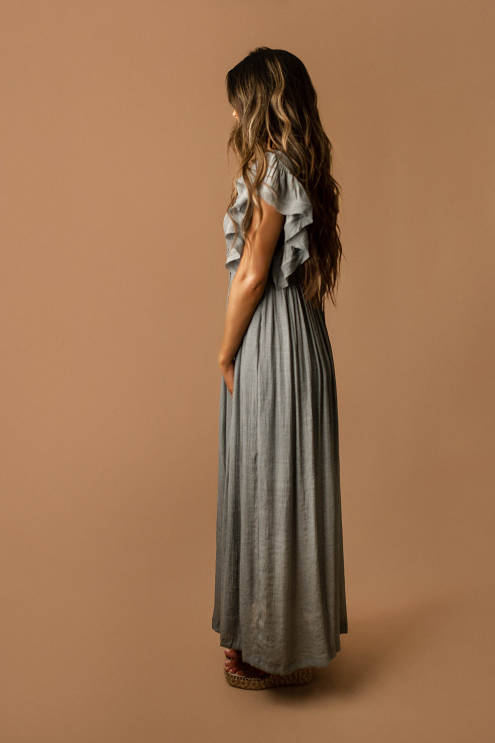 A Little More Maxi Dress (Earl Grey)