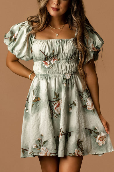 I'm Gunna Love You Floral Sun Dress (Sage) | FINAL SALE