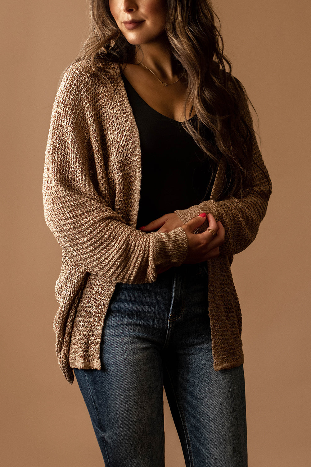 Change My Mind Knit Cardigan (Pumpkin / Hazelnut)