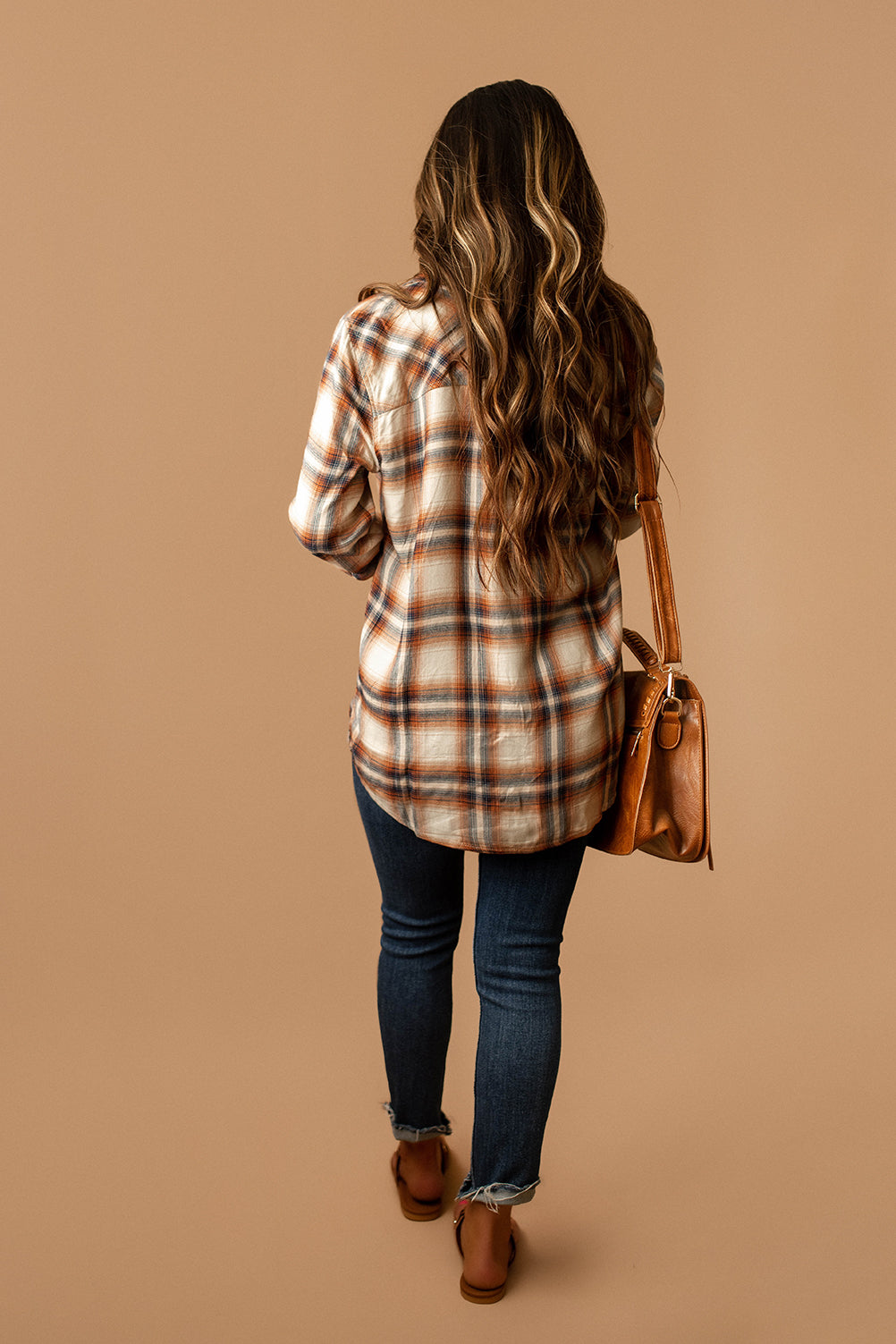 Autumn Roads Plaid Button Up (Caramel) | FINAL SALE