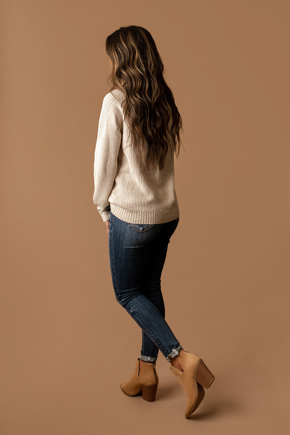 I've Known Better Knit Sweater (Almond)
