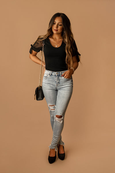 Alli Distressed Skinny Jeans