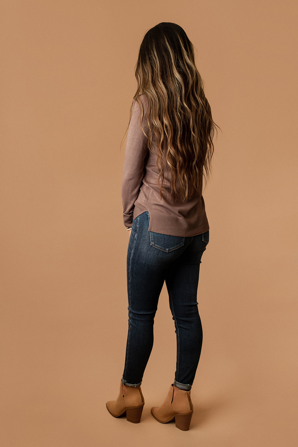 Love Is Alive Sweater (Chocolate / Stone)