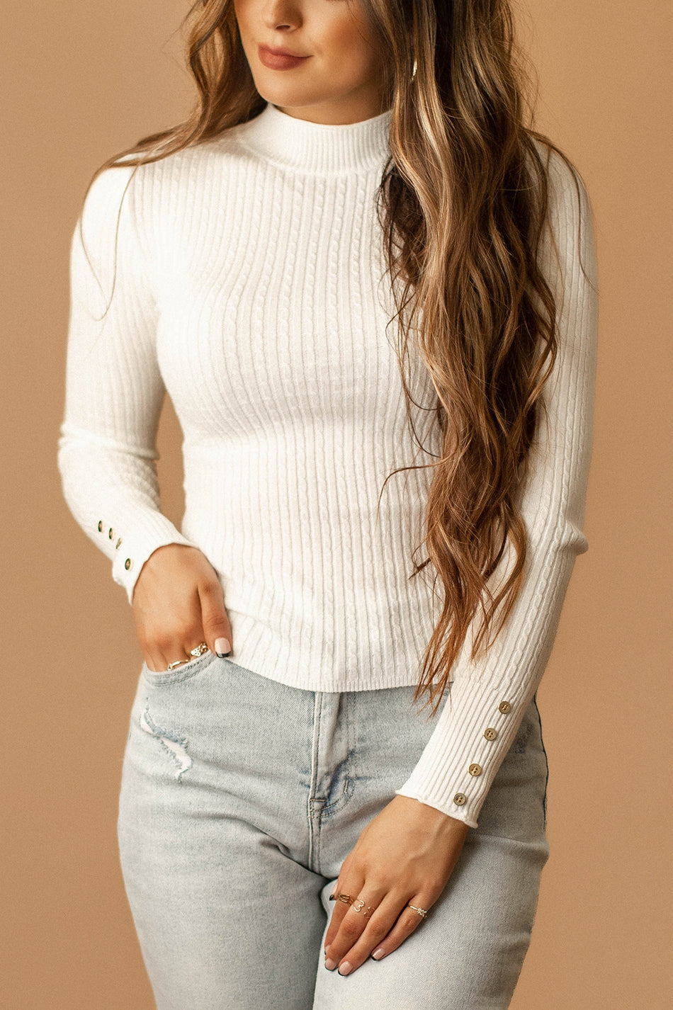 Let Me Down Ribbed Long Sleeve Top (Black Cherry) | FINAL SALE