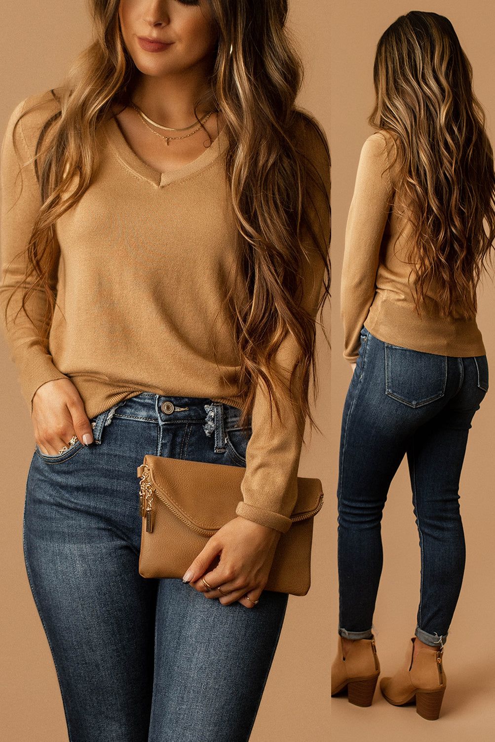 Pretty Like You Sweater (Camel)