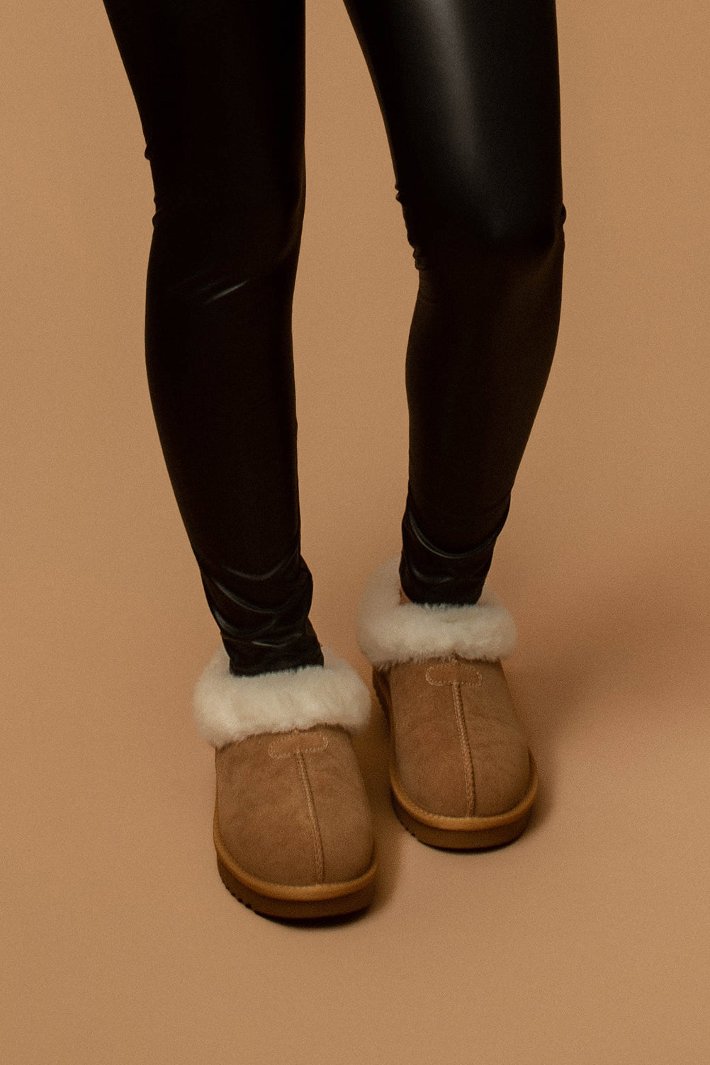 Cold December Slippers (Tan) | FINAL SALE