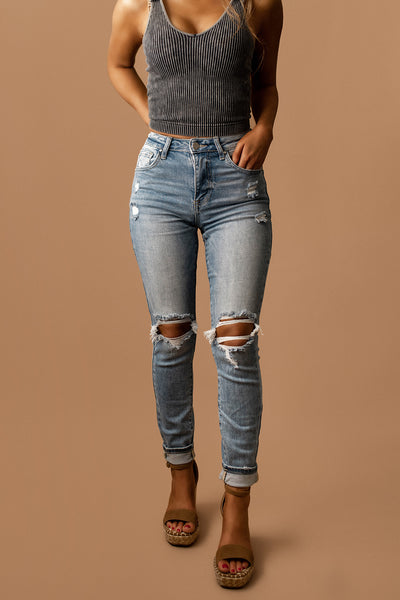 Stella Distressed Skinny Jeans