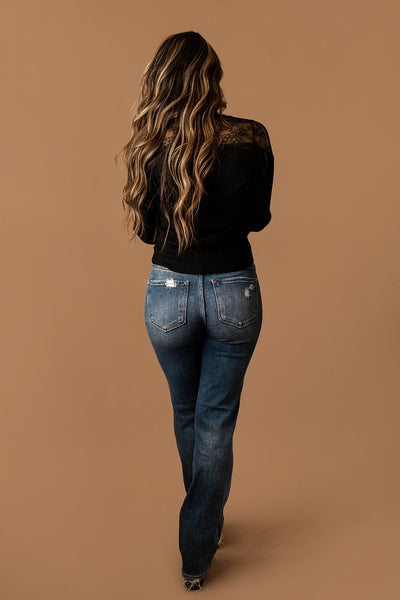 Lauren High-Rise Straight Jeans