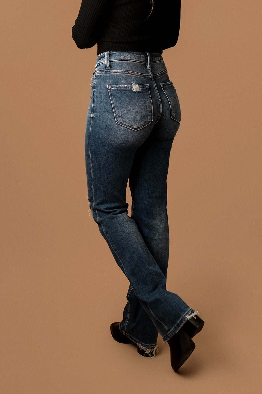 Lauren High-Rise Straight Jeans