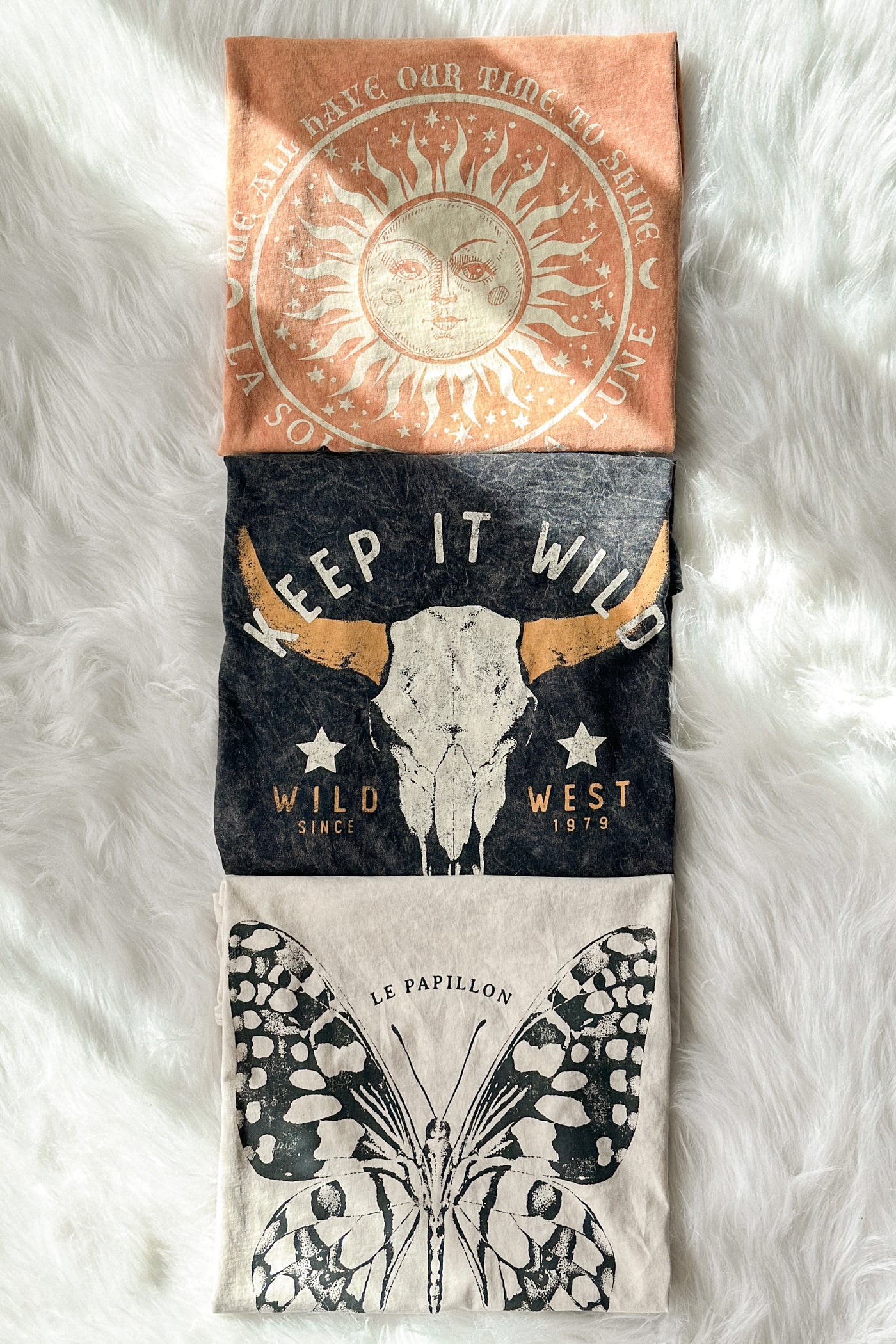 Keep It Wild Mineral Washed Graphic Tee (Navy) | FINAL SALE