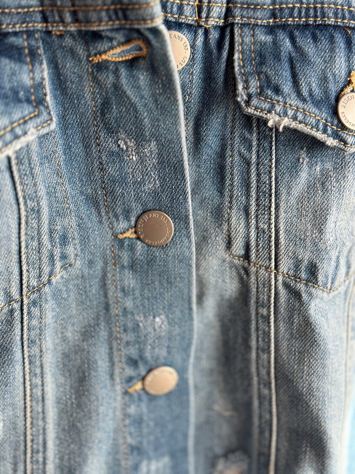 Hard To Leave Distressed Denim Jacket