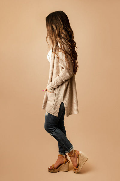 Better In Boston Knit Cardigan (Mocha)