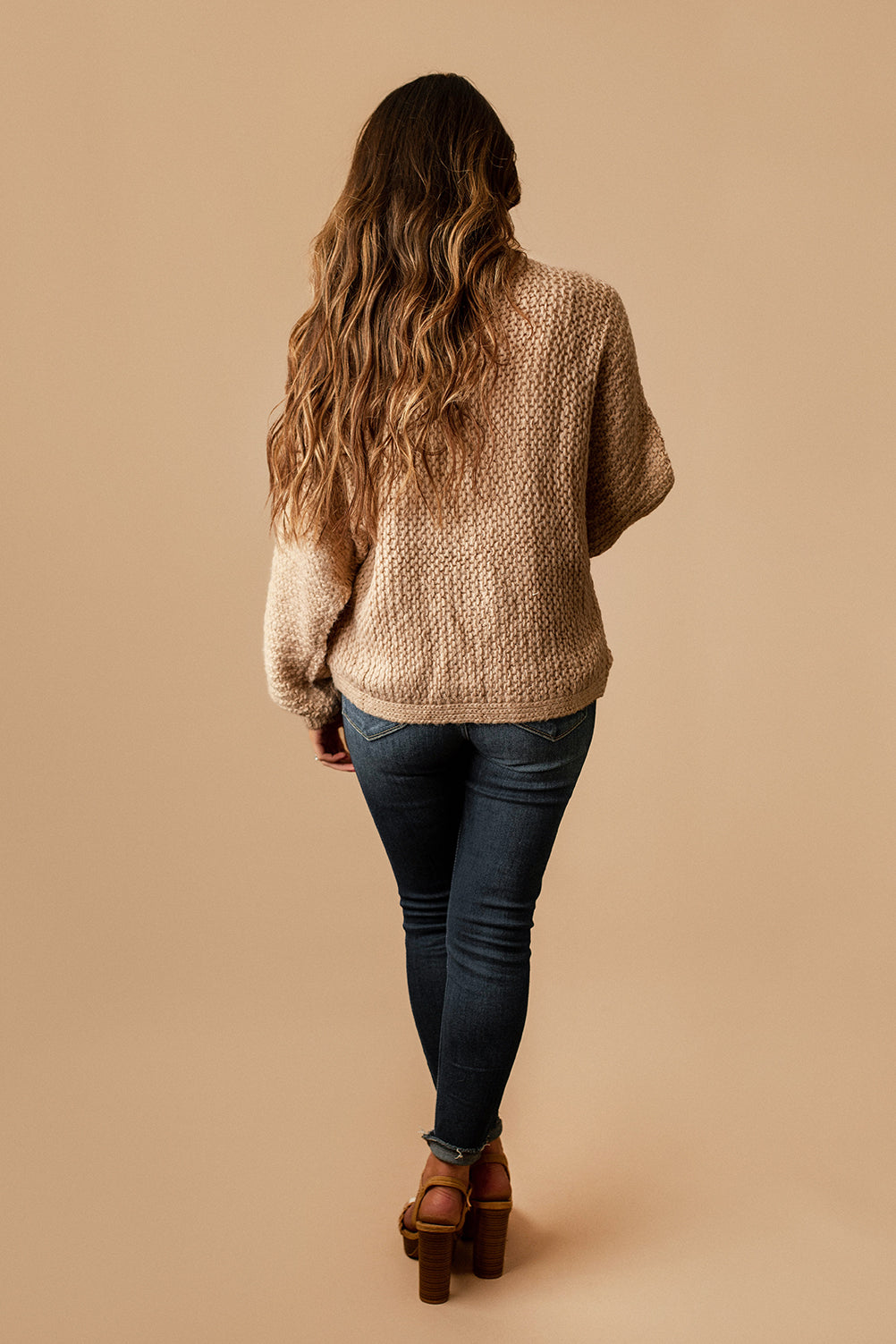 Pretty On Point Knit Sweater (Light Beige) | FINAL SALE