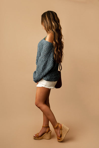 Remember The Good Times Knit Sweater (White) | FINAL SALE