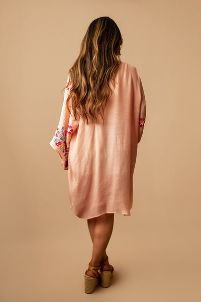 Fell For You Floral Kimono (Pink) | FINAL SALE