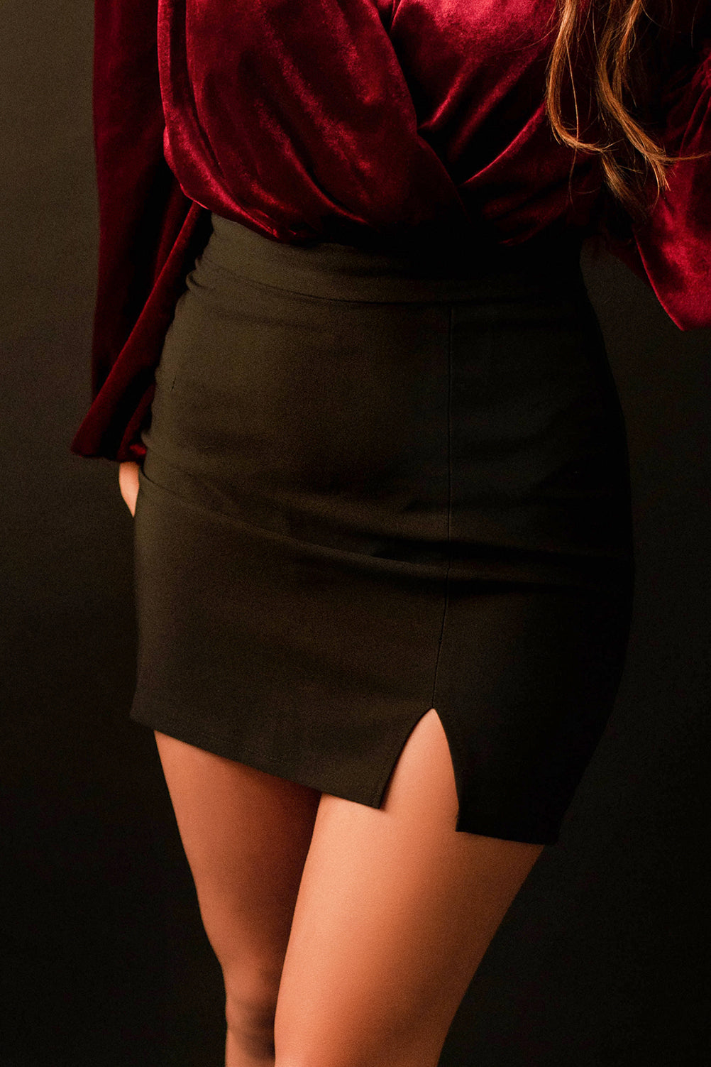 Killer Vibes Black Bodycon Skirt | FINAL SALE