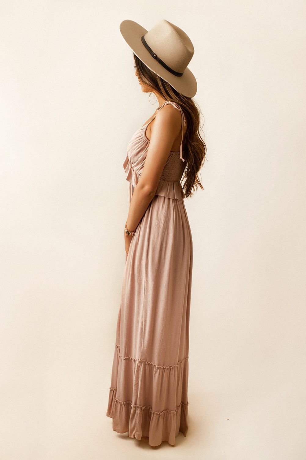 Keep Our Secrets Maxi Dress (Ivory) | FINAL SALE