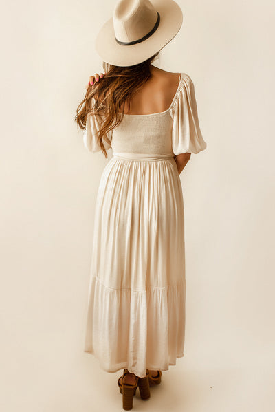 Sunday Afternoon Maxi Dress (Ivory)