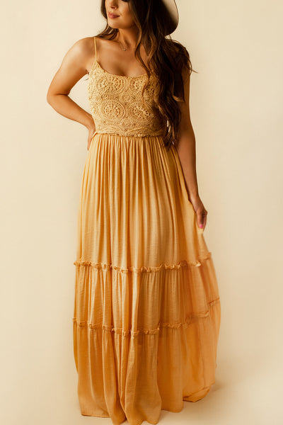 Sunshine State Of Mind Maxi Dress (Yellow) | FINAL SALE