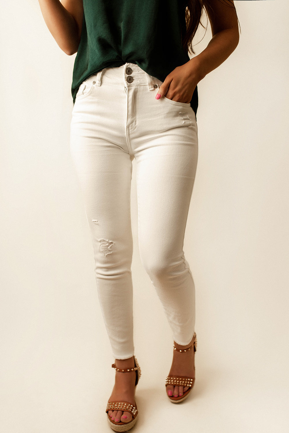 Kynsley Kancan Jeans (White)