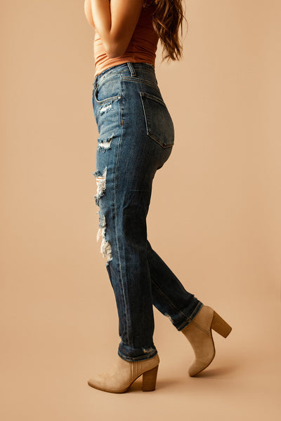 Jasper 1801 High-Rise Boyfriend Jeans