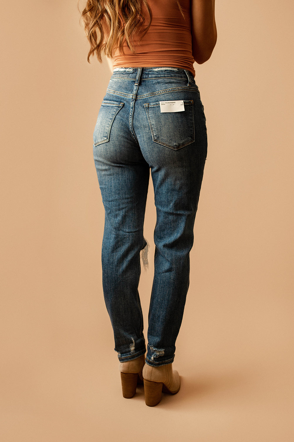 Jasper 1801 High-Rise Boyfriend Jeans