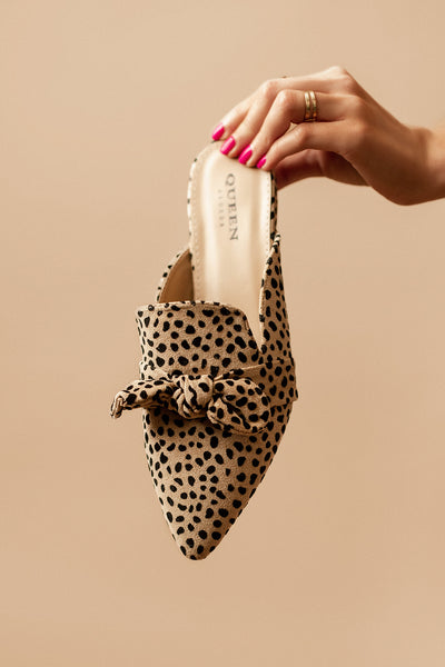 Hadley Leopard Mules