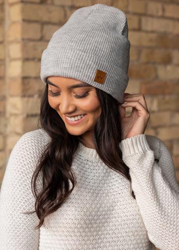 Down For Whatever Knit Beanie (Rust)