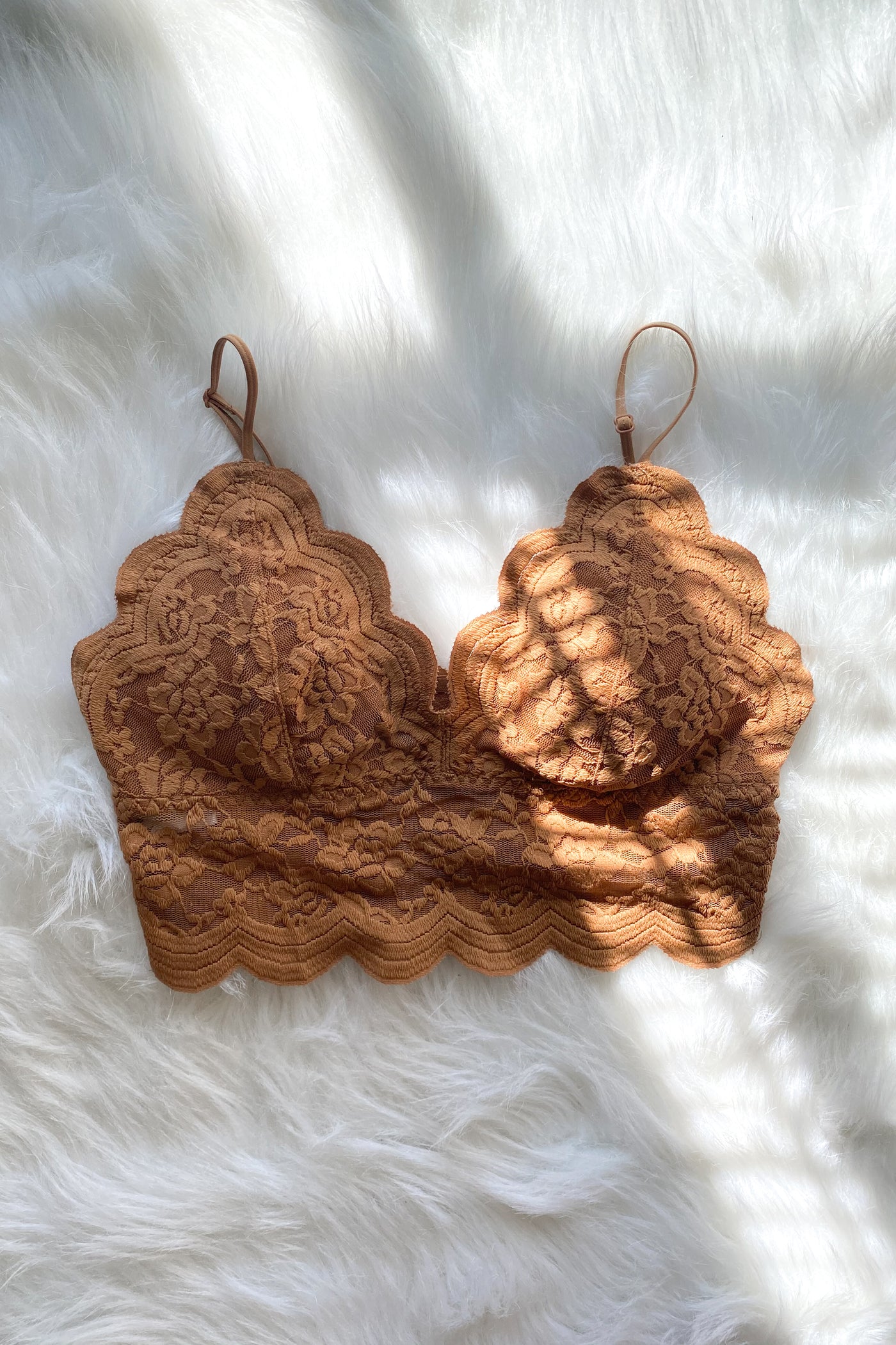 Sahara Lace Bralette (Ginger)